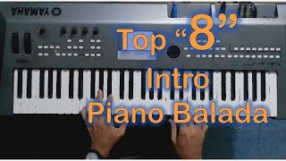 8 Intros de Baladas Romanticas 💘 para DEDICAR en Piano  MoroMusicPiano [upl. by Hodges]