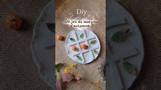 Diy quotjeu du morpionquot automnal en argile autodurcissante diy tutorial argile citrouille [upl. by Pfaff]