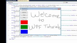 WPF Tutorial 14  InkCanvas [upl. by Halden]