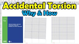 Why amp How Accidental Torsion Assign in ETABS [upl. by Nodrog]