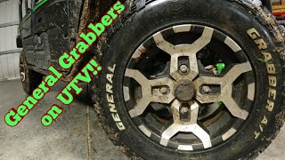 General Grabber ATX on Kawasaki Teryx UTV [upl. by Stets706]