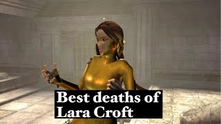 Best deaths of Lara Croft [upl. by Dnalloh]