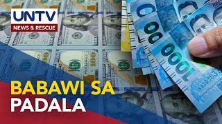 Holiday remittances makatutulong para makabawi ang halaga ng piso kontra dolyar – NEDA [upl. by Lladnew]