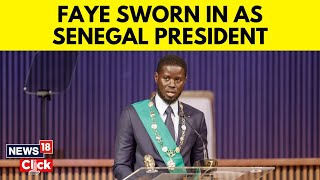 Senegal Election News  SwearingIn Ceremony Of Bassirou Diomaye Faye  Senegal News  N18V [upl. by Anatnom]