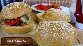 Hamburger Fleisch selber machen  Cheeseburger zu Hause machen  Homemade Burger Patty Rezept [upl. by Akinek]