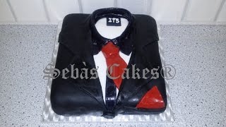 How To Make A Suit and Tie Cake [upl. by Enomsed987]