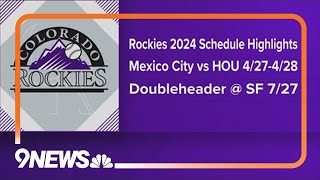 Heres who the Rockies will play on Opening Day 2024 [upl. by Massab]