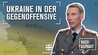 Nachgefragt Panzergeneral Freuding – UkraineOffensive auf Russland und Frontverlauf  Bundeswehr [upl. by Ganny]