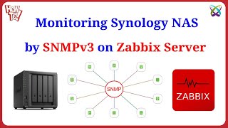 Zabbix  Monitor Synology NAS with SNMP v3 on Zabbix Server [upl. by Avot549]