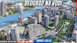 Beograd na vodi  Budući izgled naselja Kula i Mostić noću PROJEKTI NOVE zgrade beograd [upl. by Ynatsyd122]