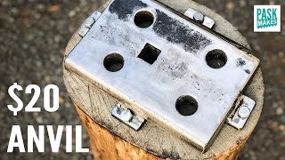 Homemade Anvil with a Hardy Hole  plus Hardy Tools [upl. by Cadel512]