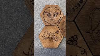 Laser engraving refrigerator magnets with Lightburn  3018 CNC Laser  Sainsmart  lightburn [upl. by Wilbert824]