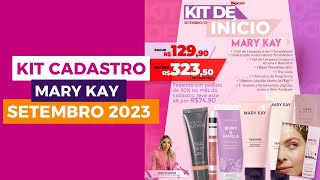 KIT CADASTRO MARY KAY SETEMBRO 2023 meu insta caroldrumondmk [upl. by Nwhas122]