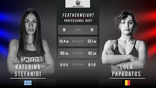 Cage Survivor 15 Katerina Stefanidi vs Lola Papadatos Full Fight [upl. by Ervine333]