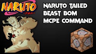 Tailed Beast Bomb Mcpe Command [upl. by Mcclish]