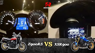 Kawasaki Z900RS 🆚️ Yamaha XSR900  Acceleration amp Top Speed 🔥🔥 [upl. by Brackett283]