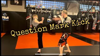 Question Mark Kick 13 year old with power [upl. by Kwarteng578]