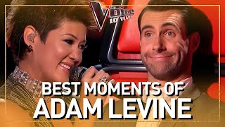 ADAM LEVINES BEST moments as a coach in 16 SEASONS of The Voice [upl. by Annij742]