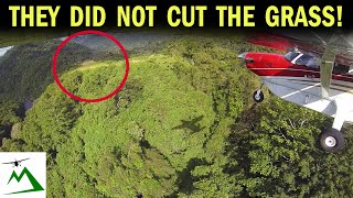 REMOTE MOUNTAIN RUNWAY Landing in Papua New Guinea  Bush Pilot Flight Vlog [upl. by Arriaes718]