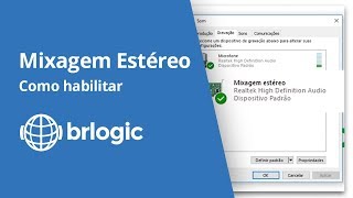 Como habilitar a Mixagem Estéreo Stereo Mix [upl. by Eenoj529]