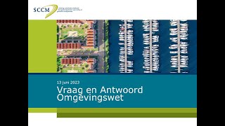 Webinar Omgevingswet en register wet en regelgeving [upl. by Thapa]