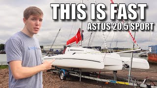 ASTUS 205 SPORT TRIMARAN  Boat Review  Test Sail [upl. by Allard]