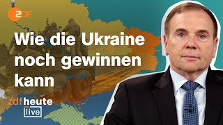 Kampf gegen Putins Truppen ExGeneral Hodges erklärt was die Ukraine jetzt braucht  ZDFheute live [upl. by Aytak]