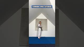 Tornado Kick Tutorial shorts martialarts taekwondo karate [upl. by Orual31]