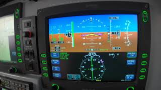 Flying the RNAV Approach in an Avidyne Equipped Meridian [upl. by Peters219]