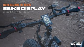 HowTo  Bafang ULTRA MidDrive Motor Display [upl. by Ahsyekat]