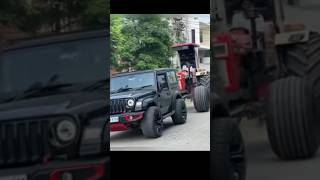 Russian weapon song Nishu deshwal John deere tractor vs Mahindra Thar youtubeshorts [upl. by Akihsay]