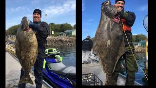 Halibut Fishing from jetskis [upl. by Hey]