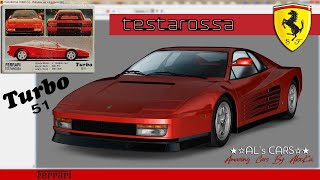 Ferrari Testarossa  Turbo 51  3D  Pic comparison [upl. by Brenan]