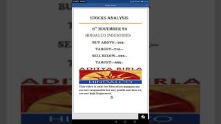 stocks analysis for 6th of November 2024 shorts trending stocksanalysis intraday trading [upl. by Annairol]