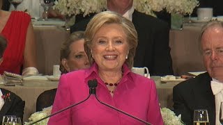 Clinton roasts Trump at Al Smith charity dinner [upl. by Carolee]