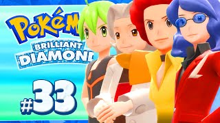 Pokemon Brilliant Diamond Part 33 ELITE FOUR Gameplay Walkthrough [upl. by Keppel]