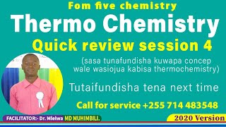 Thermochemistry quickreview session 4 [upl. by Ardnaz]