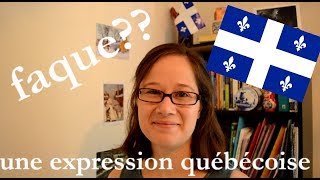 QUÉBEC quotFAQUEquot  QUESTCE QUE ÇA VEUT DIRE [upl. by Leiuqeze]