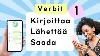 Viestin kirjoittaminen  Verbit kirjoittaa lähettää ja saada [upl. by Klarrisa45]