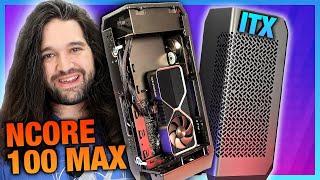 WellBuilt MiniITX Case Cooler Master NCORE 100 MAX Review amp Benchmarks [upl. by Ylrahc]