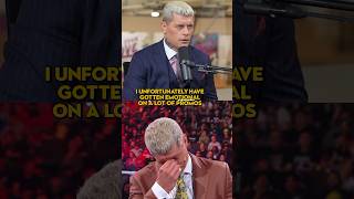 Cody Rhodes On Crying During Promos [upl. by Anawak]