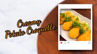 Ada Kentang Di rumah Cara Bikin Creamy Potato Croquette [upl. by Eiznekcm]