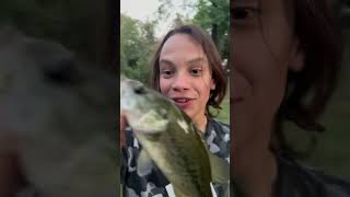 FIRST EVER CREEK BASS CATCH creek creekfishing creekwater fish bassfishing bass [upl. by Silyhp]