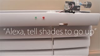 HOW TO MAKE SMART BLINDS USING ALEXA [upl. by Nilek]