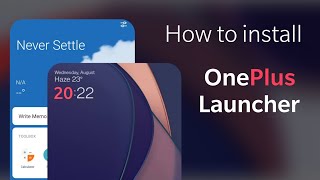 How to install OnePlus launcher without root  Using TWRP  Custom recovery  NH Soft [upl. by Adis]