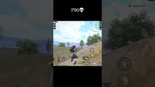 P90🔥 incomparable weapon in PUBG BGMI viralvideo pubgmobile shortsfeed pubg gaming bgmi [upl. by Bertina671]