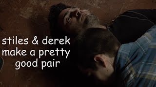 stiles and derek being a pretty good pair for almost 9 minutes [upl. by Aicilaana]