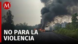 Se cumplen tres días de violencia en Culiacán Sinaloa [upl. by Algar]