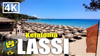 Lassi  Kefalonia  Greece  4K Walking Tour  June 2022 [upl. by Inahpit]