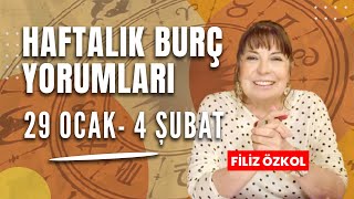 FİLİZ ÖZKOL İLE HAFTALIK BURÇ YORUMLARI  29 OCAK  4 ŞUBAT 2024 [upl. by Lakin]